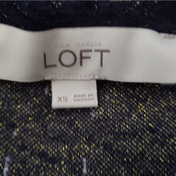 Navy W/ Gold Metallic Stitching - Picture 2 of 3